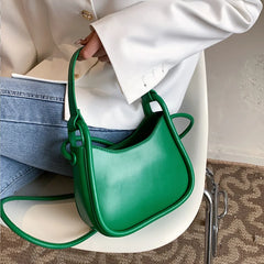 Small Crossbody Purse Half Moon Shoulder Bag for Women