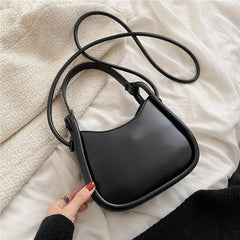 Small Crossbody Purse Half Moon Shoulder Bag for Women