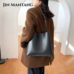 PU Leather Women's Handbags Large Capacity Casual Ladies Tote Female