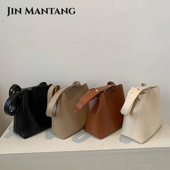 PU Leather Women's Handbags Large Capacity Casual Ladies Tote Female
