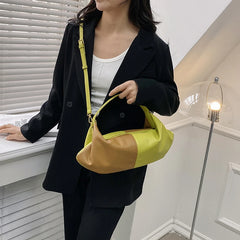Dumpling Bag Women Tote Bag PU Leather Crossbody Large Handbag
