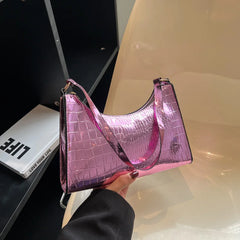 Retro Casual Women Shoulder Bags Female Leather Chain Handbag
