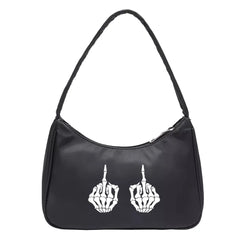 Retro Casual Women Totes Mini Shoulder Bag Anime Print Small Pouch