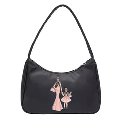 Shoulder Bags Retro Casual Women Totes Mom Mini Underarm Shopping Bag Female Han