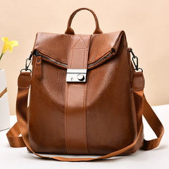 Female Backpack Casual Women Pu Leather Backp Pack Shoulder Bags