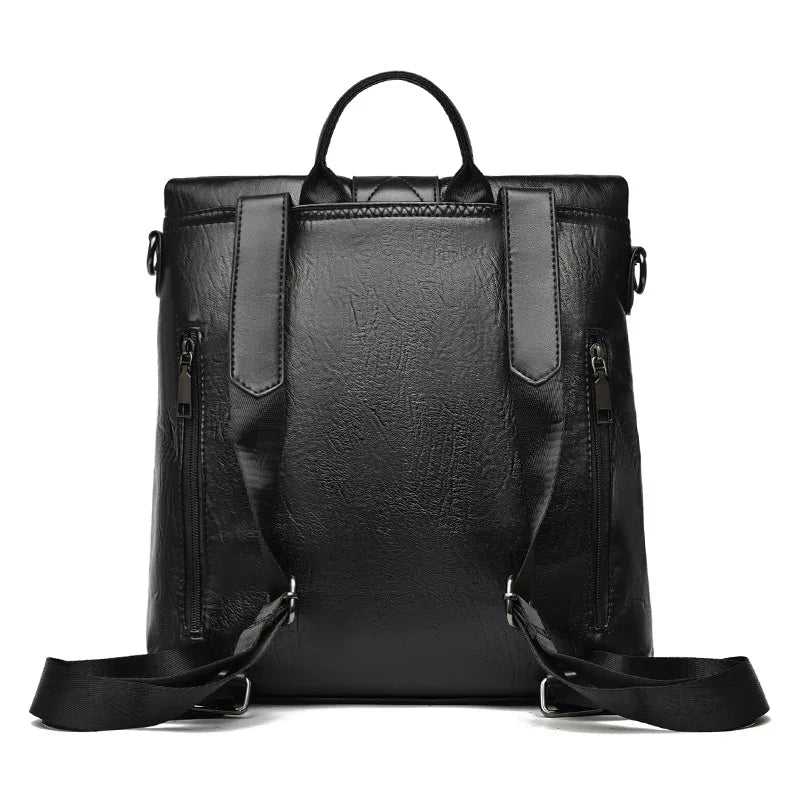 Female Backpack Casual Women Pu Leather Backp Pack Shoulder Bags