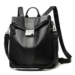 Female Backpack Casual Women Pu Leather Backp Pack Shoulder Bags