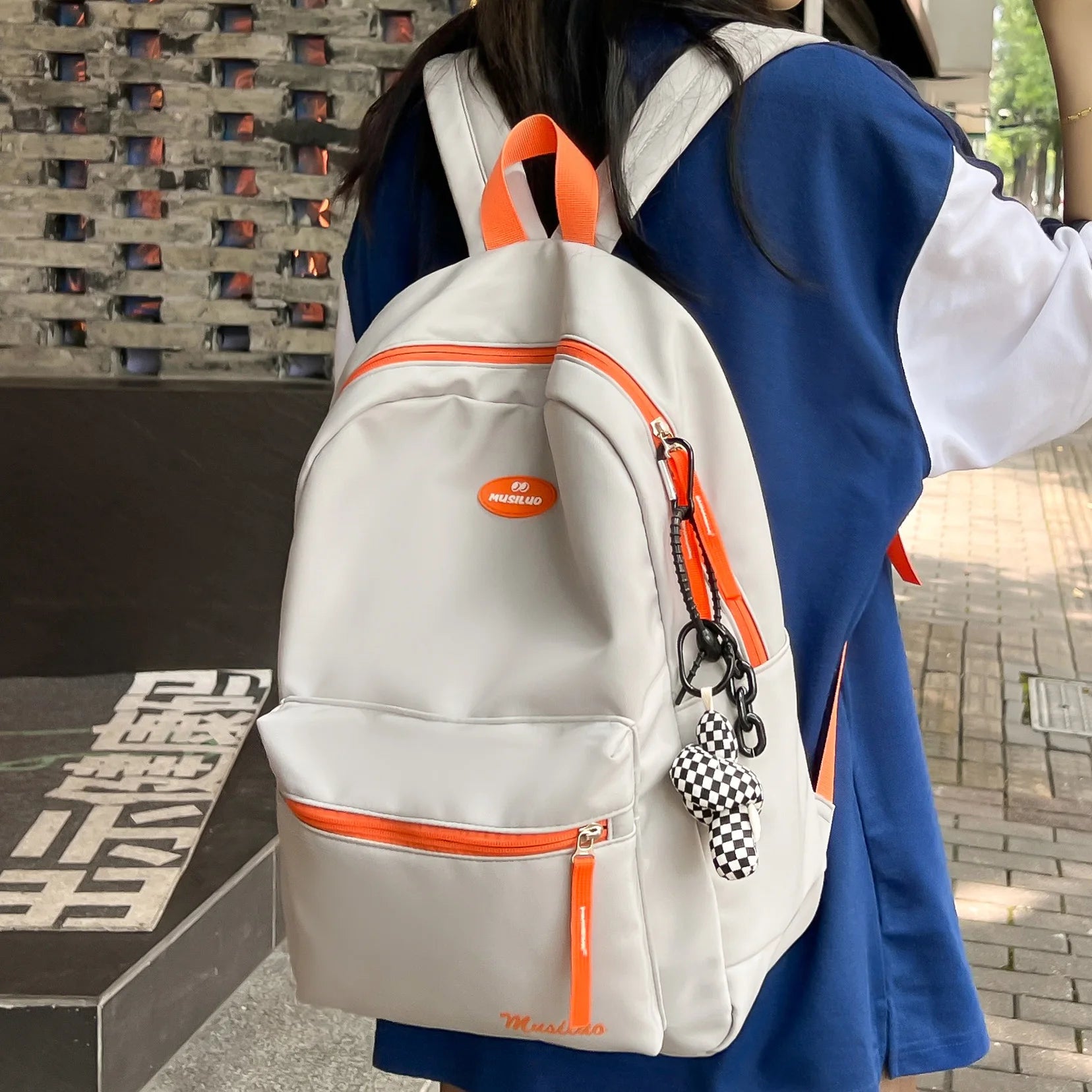 Women Waterproof Student Backpack Female Laptop College Backpack