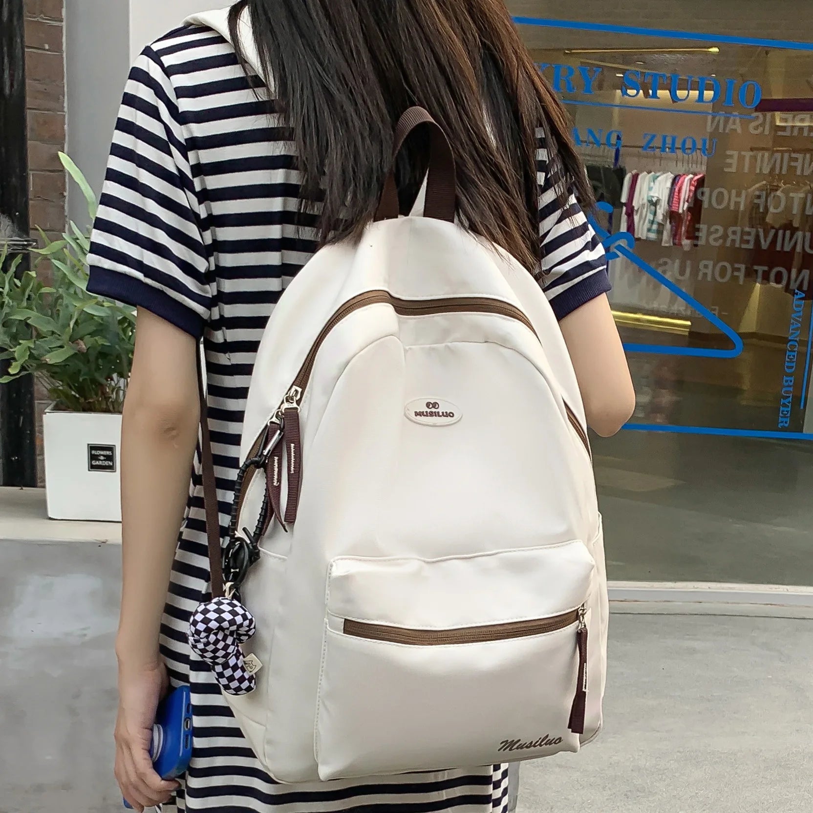 Women Waterproof Student Backpack Female Laptop College Backpack
