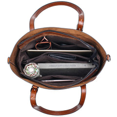 Women Crossbody Bag Leather Handbags Casual Tote Big Shoulder Bags