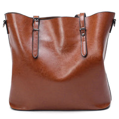 Women Crossbody Bag Leather Handbags Casual Tote Big Shoulder Bags