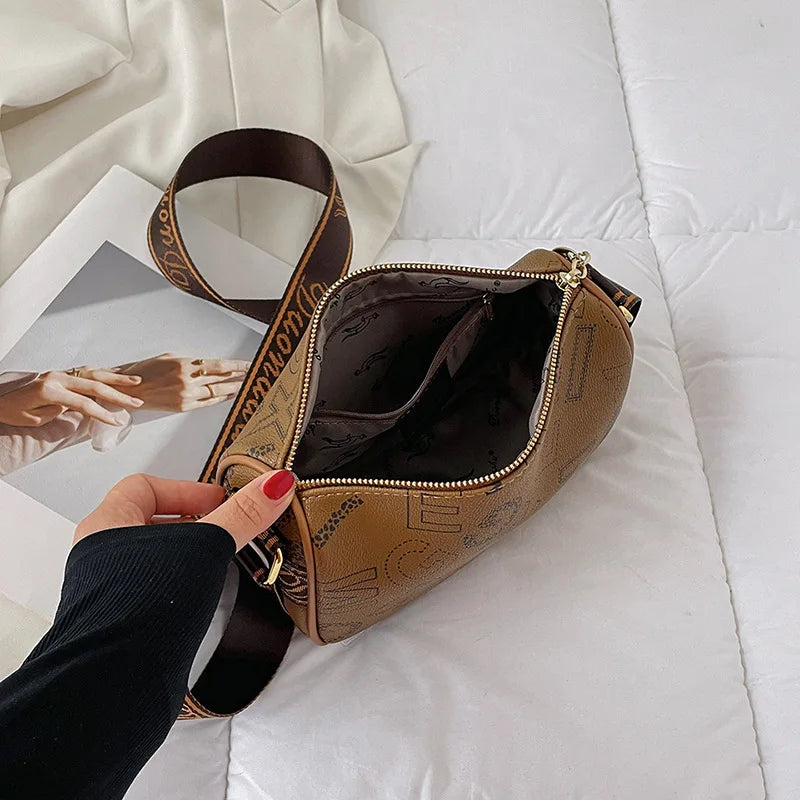 Square Bag PU Leather Women Handbags Female Shoulder Bags Lady's Cross Body