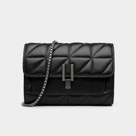 Leather Chain Crossbody Bag Women Handbag Shoulder Messenger