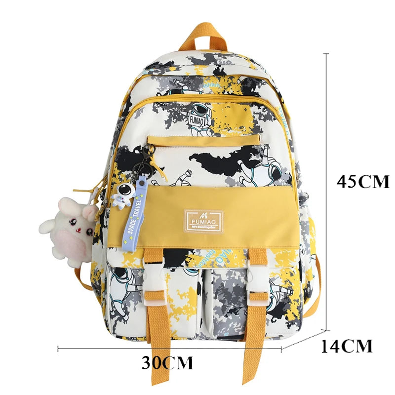 Waterproof Nylon Girls Bagpack for Laptop