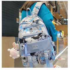 Waterproof Nylon Girls Bagpack for Laptop