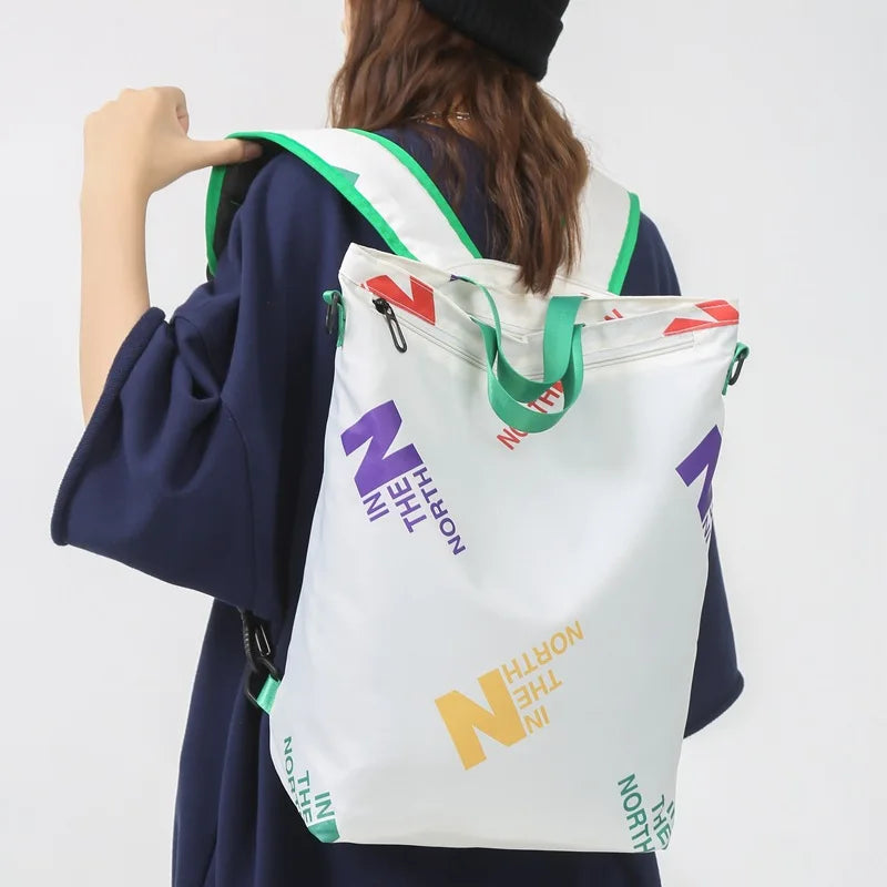Nylon Women Backpack Schoolbag for Teenage Girls Mochila Bookbag