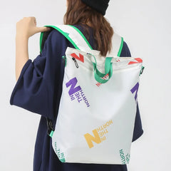 Nylon Women Backpack Schoolbag for Teenage Girls Mochila Bookbag