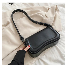 PU Leather Shoulder Crossbody Bag For Women Female Underarm Purse Handbag