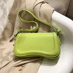 PU Leather Shoulder Crossbody Bag For Women Female Underarm Purse Handbag