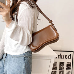 PU Leather Shoulder Crossbody Bag For Women Female Underarm Purse Handbag