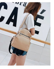 Retro Women Backpack Anti-theft Shoulder Bag Schoolbag