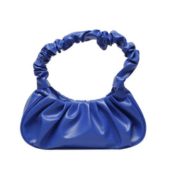 Pleated PU Leather Handbag for Women Cloud Bags Armpit Bag Shoulder Bags