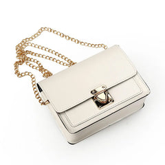 Small Women Bags Chain Shoulder Bag Ladies Hit Stitching Bag PU Mini Square Bag