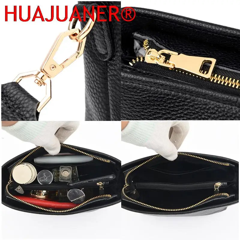 Solid Cow Women Shoulder Crossbody Bag Phone Bag and Purses