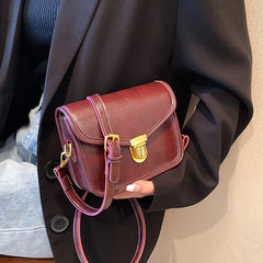 Retro Lady Handbag Purse Mini Square Bag
