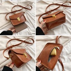 Retro Lady Handbag Purse Mini Square Bag