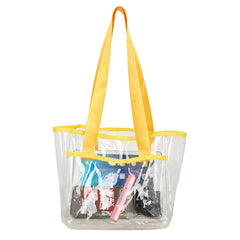 Summer PVC Transparent Handbag Tote Large Capacity Clear Women Shoulder Bag