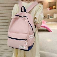 Canvas Schoolbag Women Mochila Teens Girl Bookbag High School Boy Student Rucksa