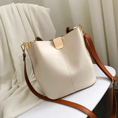 Vintage Women Bucket Bag Retro Shoulder Crossbody Tote Female