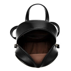 Women Bead PU Leather Backpack for Teenage Girls School
