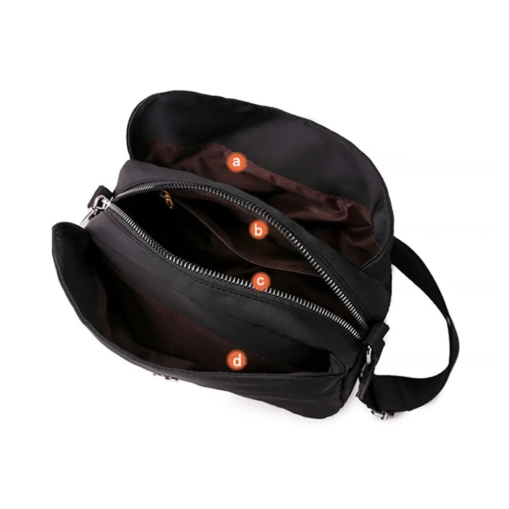 Women Crossbody Bag Nylon Waterproof Shoulder Bag Messenger Bag