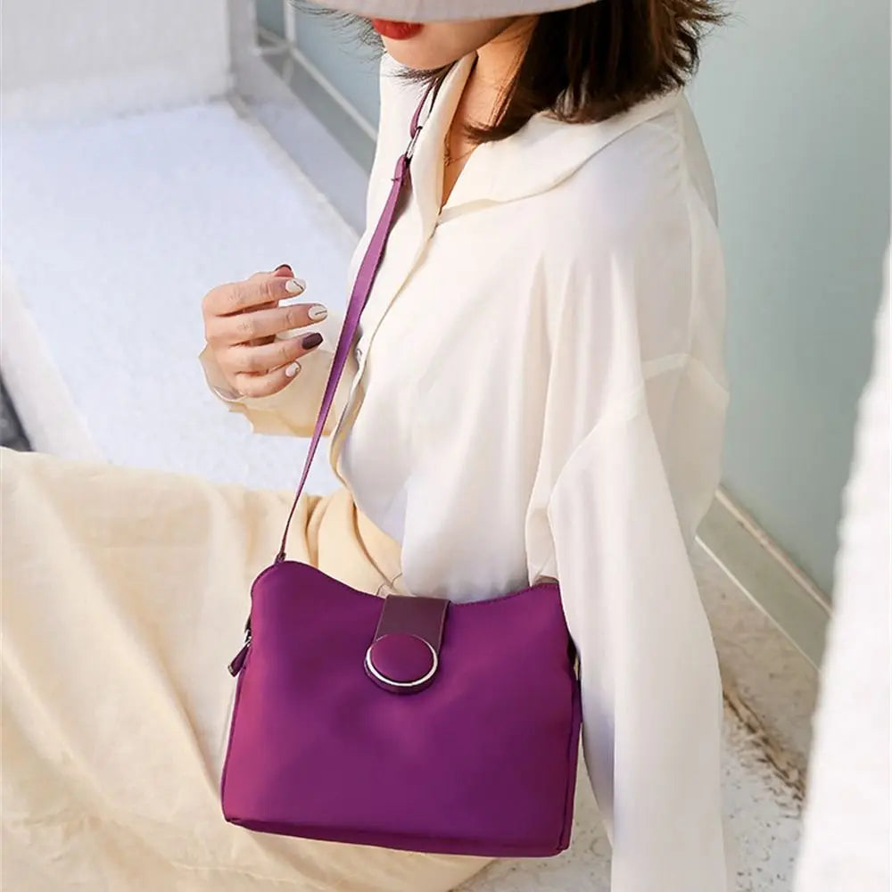 Women Crossbody Bag Nylon Waterproof Shoulder Bag Messenger Bag