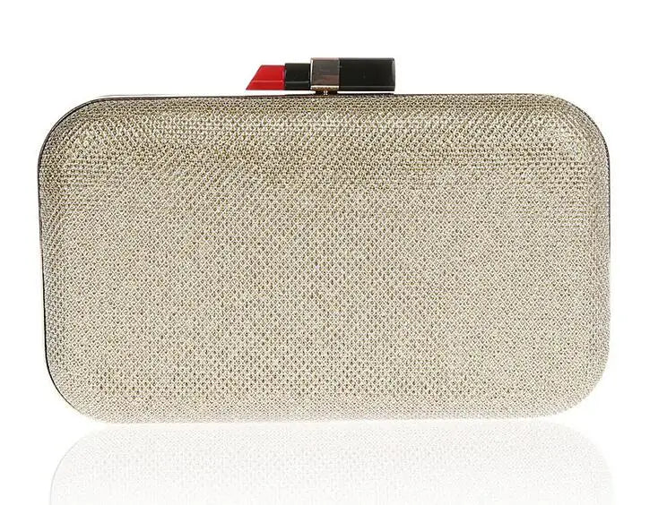 Metal bling Shoulder Bags Women Print Clutch Party Evening Bags