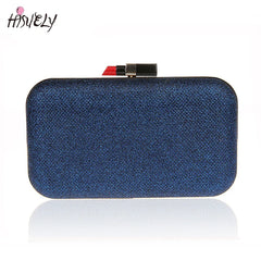 Metal bling Shoulder Bags Women Print Clutch Party Evening Bags