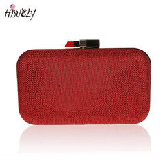 Metal bling Shoulder Bags Women Print Clutch Party Evening Bags