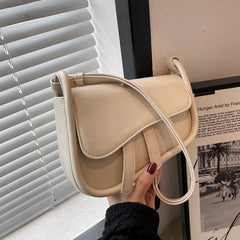 Women Red Brown Saddle Bags Armpit Bags Crossbody Bags Clutch