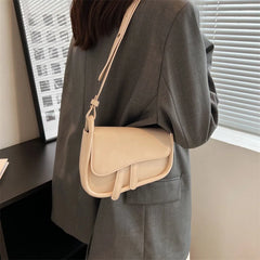 Women Red Brown Saddle Bags Armpit Bags Crossbody Bags Clutch