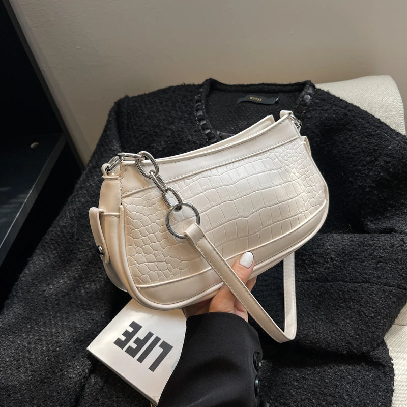 Women Shoulder Bags PU Leather Large Capacity Shopping Party Cellphone