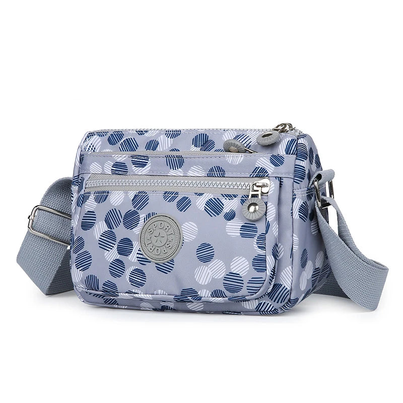 Women Waterproof Nylon Shoulder Messenger Bag Large Capacity Handbag