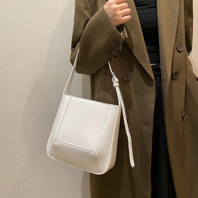Fashionable Shoulder Bags Daily Tote Casual Multi-function PU Leather Shopping