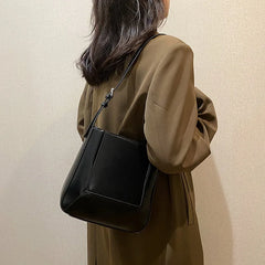 Fashionable Shoulder Bags Daily Tote Casual Multi-function PU Leather Shopping