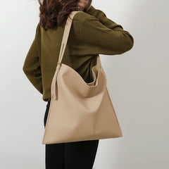 Fashionable PU Leather Women Bags High Capacity Tote Handbags