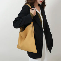 Fashionable PU Leather Women Bags High Capacity Tote Handbags