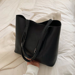 Fashionable Winter Shoulder Bags High Capacity For Work Big Pockets Daily Casual