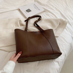 Fashionable Winter Shoulder Bags High Capacity For Work Big Pockets Daily Casual