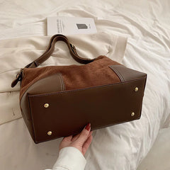 Fashionable Winter Shoulder Women Bags For Work Big Pockets